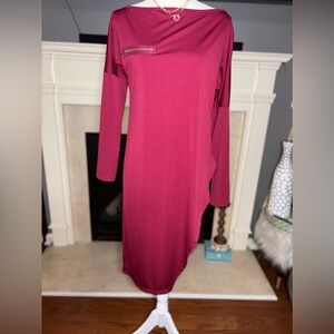 Burgundy Dress